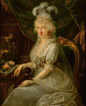 unknow artist Luise Marie Amelie Theresia von Bourbon, Prinzessin von Neapel-Sizilien oil painting image
